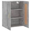 vidaXL Wall Mounted Cabinet Concrete Grey 69.5x34x90 cm Engineered Wood