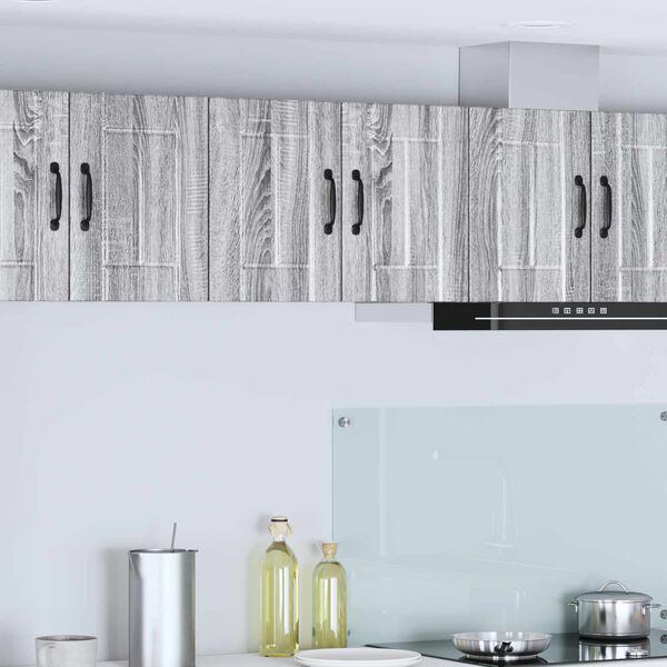 vidaXL Kitchen Cabinet 2 pcs Grey Sonoma 30 x 31 x 40 cm