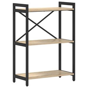 vidaXL Bookshelf 60 x 30 x 85 cm Engineered Wood Sonoma Oak