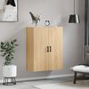vidaXL Wall Mounted Cabinet Sonoma Oak 69.5x34x90 cm