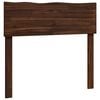 vidaXL Live Edge Headboard ROSTOCK Dark Brown 90 cm Solid Acacia Wood