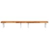 vidaXL Basin Shelf Wall Mounted Steel and Solid Wood Acacia