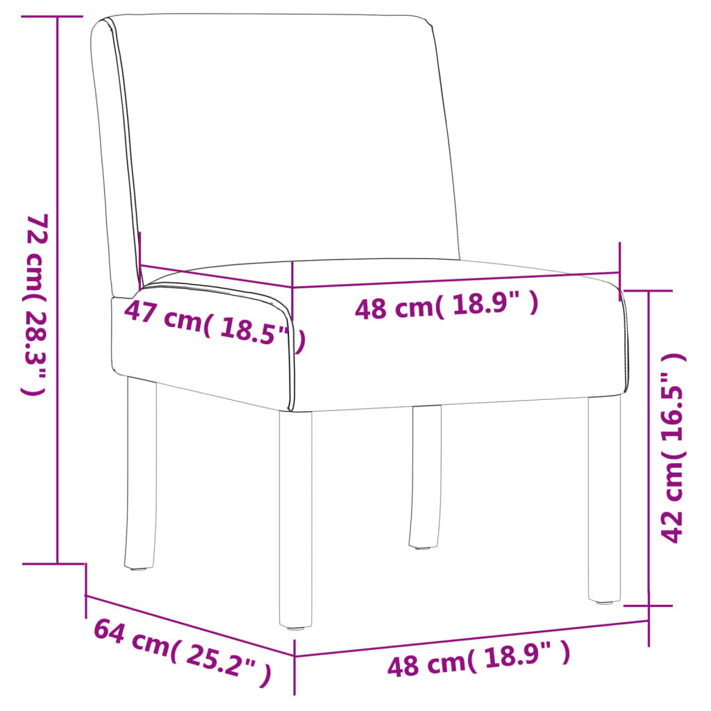 Cream slipper shop chair