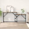 vidaXL Console Table 2 pcs Artisan Oak 100 x 28 x 75 cm