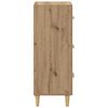 vidaXL Sideboard Artisan oak 34.5 x 34 x 90 cm Engineered wood