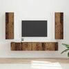 vidaXL TV Cabinet Set Wall-mounted 3 pcs Old Wood Engineered Wood