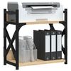 vidaXL Printer Stand 2-Tier Sonoma Oak 40x20x40 cm Engineered Wood