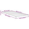 vidaXL Floor Bed Frame Old Wood 100 x 200 cm Engineered Wood