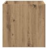 vidaXL Planter Box Artisan Oak 40x40x40 cm Engineered Wood