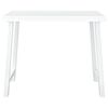 vidaXL Camping Table White 79x56x64 cm PP Wooden Look