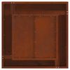 vidaXL Fire Pit Brown 60 x 60 x 30 cm Weathering Steel