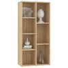 vidaXL Book Cabinet Sonoma Oak 50x25x106 cm Engineered Wood