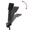 vidaXL Shower Head Set Black G 1 / 2 inches