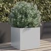 vidaXL Planter Silver 32x30x29 cm Galvanised Steel