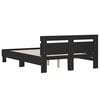 vidaXL Bed Frame without Mattress Black 120x190 cm Small Double