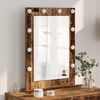 vidaXL Vanity Mirror Rectangular Concrete Grey 70 x 50 x 18 cm