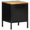 vidaXL Bedside Cabinet Brown and Black 30 x 30 x 40 cm