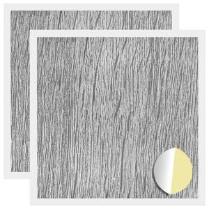 vidaXL Self-adhesive Screw Cover 2 pcs Grey Sonoma &Oslash; 20 x 0.5 mm