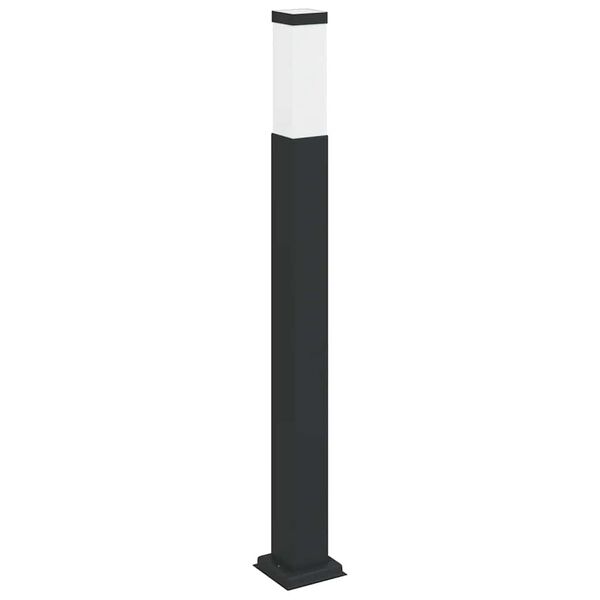 vidaXL Bollard Lights 3 pcs 80 cm Black IP44