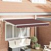 vidaXL Awning Frame Brown 350 x 200 cm Polyester with PU coating