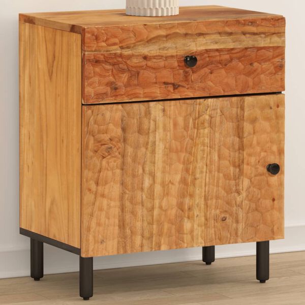 vidaXL Bedside Cabinet 50x33x60 cm Solid Wood Acacia