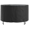 vidaXL Outdoor Furniture Cover Black 128 x 128 x 71 cm 600D fabric