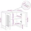 vidaXL Bathroom Sink Cabinet Brown 62 x 33 x 58 cm Solid Mango Wood
