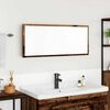 vidaXL Mirror Wall-mounted Old Wood 90 x 8.5 x 37 cm Engineered Wood