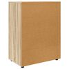 vidaXL Storage Cabinets 2 pcs Sonoma Oak 80 x 48 x 105 cm