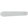 vidaXL Lawn Edgings 5 pcs 100 x 14 cm Galvanised Steel Silver