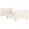 vidaXL Children's Bed Frame with Headboard Cream 80 x 200 cm
