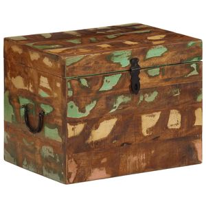 vidaXL Reclaimed Storage Box Solid Wood