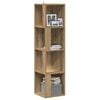 vidaXL Corner Cabinet Artisan Oak 33x33x132 cm Engineered Wood