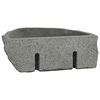 vidaXL Wall-mounted Basin Grey 37 x 30 x 12 cm River Stone