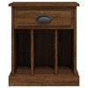 vidaXL Bedside Cabinets 2 pcs Brown Oak 43x36x50 cm