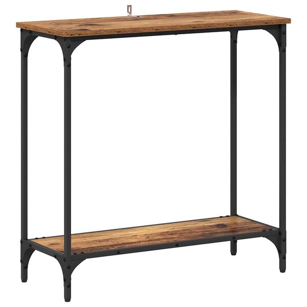 vidaXL Console Table Old wood 75 x 30.5 x 75 cm Engineered wood