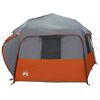 vidaXL Instant Tent ALTA Grey and Orange 458 x 458 x 230 cm Steel