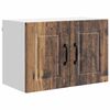 vidaXL Kitchen Cabinet 2 pcs Old Wood 60 x 31 x 40 cm Engineered Wood