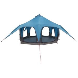 vidaXL Family Tent Blue 5-Person 185T Polyester with PU Coating