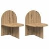 vidaXL Bedside Table 2 pcs Artisan Oak 48 x 49 x 65 cm Engineered Wood