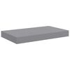 vidaXL Floating Wall Shelves 4 pcs Grey 40x23x3.8 cm MDF