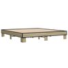 vidaXL Bed Frame without Mattress Sonoma Oak 200x200 cm
