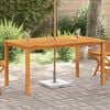 vidaXL Garden Table 150x90x74 cm Solid Acacia Wood