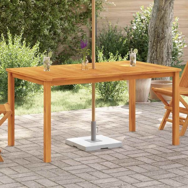 vidaXL Garden Table 150x90x74 cm Solid Acacia Wood