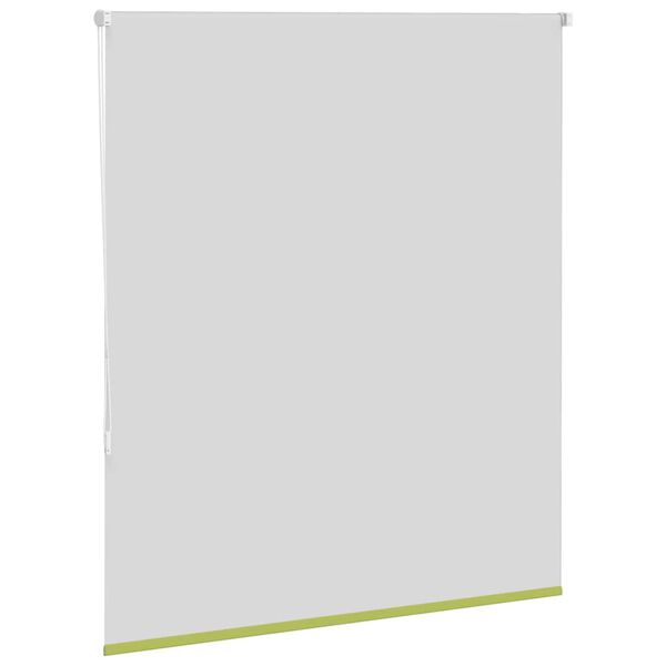 vidaXL Roller Blind Blackout Leaves Green 135x175 cm Fabric Width 131.6 cm Polyester