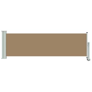 vidaXL Side Awning 100 x 300 cm 100% polyester iron steel Rectangular