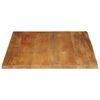 vidaXL Table Top Live Edge 100x80x2.5 cm Solid Wood Mango