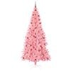 vidaXL Christmas Tree with 300 LEDs with Stand Pink 240 cm PVC