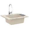 vidaXL Sink Beige 530 x 460 mm 80% Quartz and 20% Resin