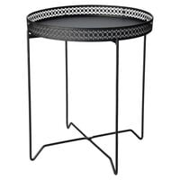 H&S Collection Side Table Round Black